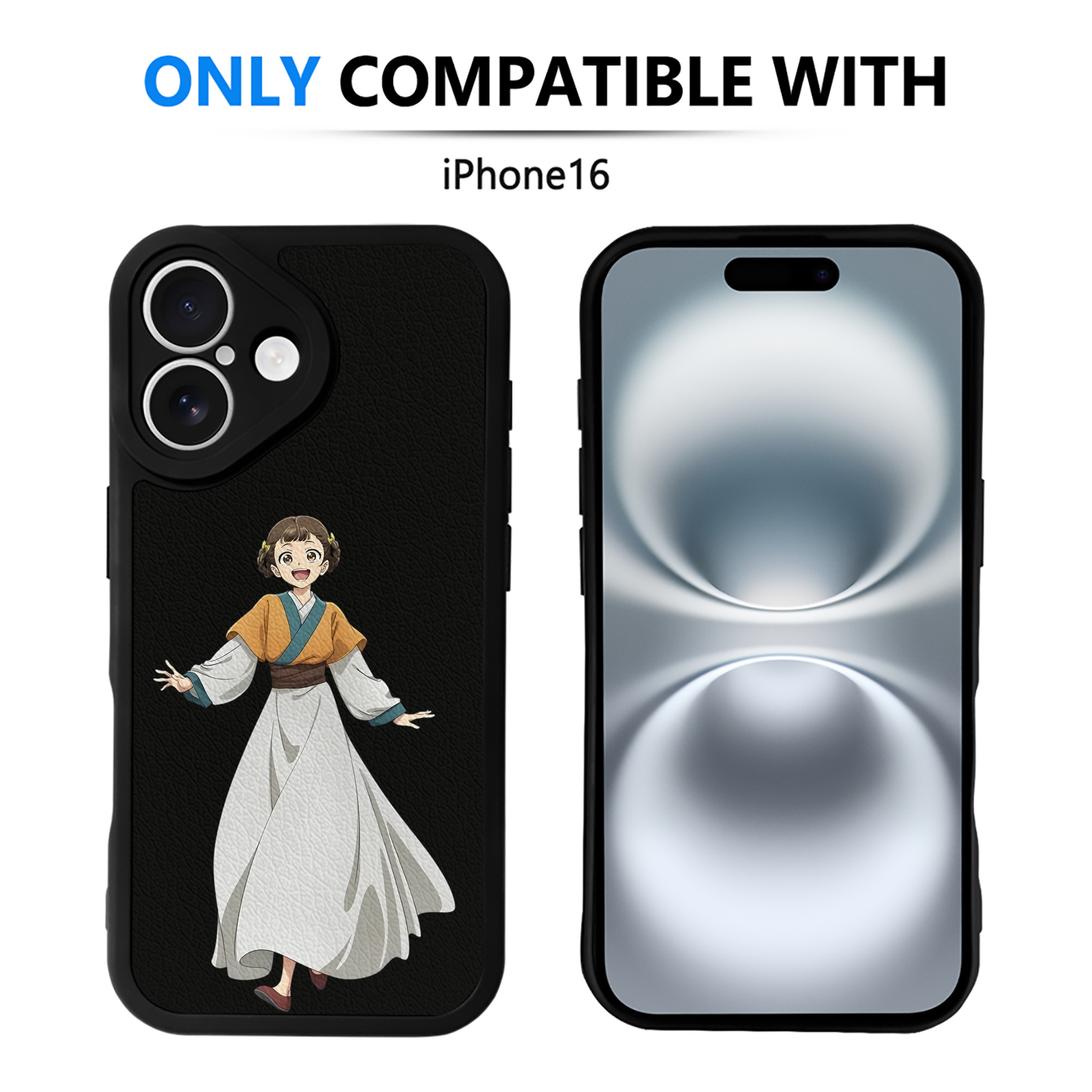 薬屋のひとりごと The Apothecary Diaries 【iPhone 16シリーズ対応】シリコンスマホケース（レザー調） 材質：シリコン